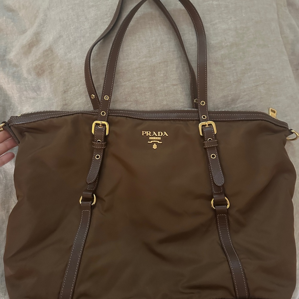 Prada Brown Tote Bag